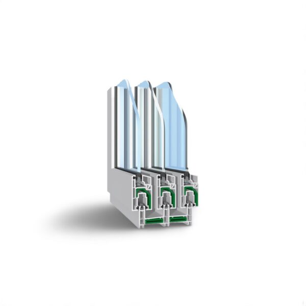 3 TRACK uPVC Sliding Windows
